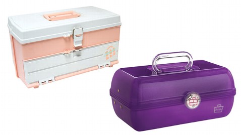 caboodles tackle box Primped & Polished Train Case, Dark Gray Organise your cosmetics in this durable Shrek Tackle Box Plastic Kids