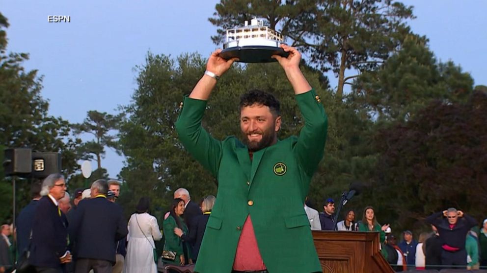 Jon Rahm Wins Masters Green Jacket Gma