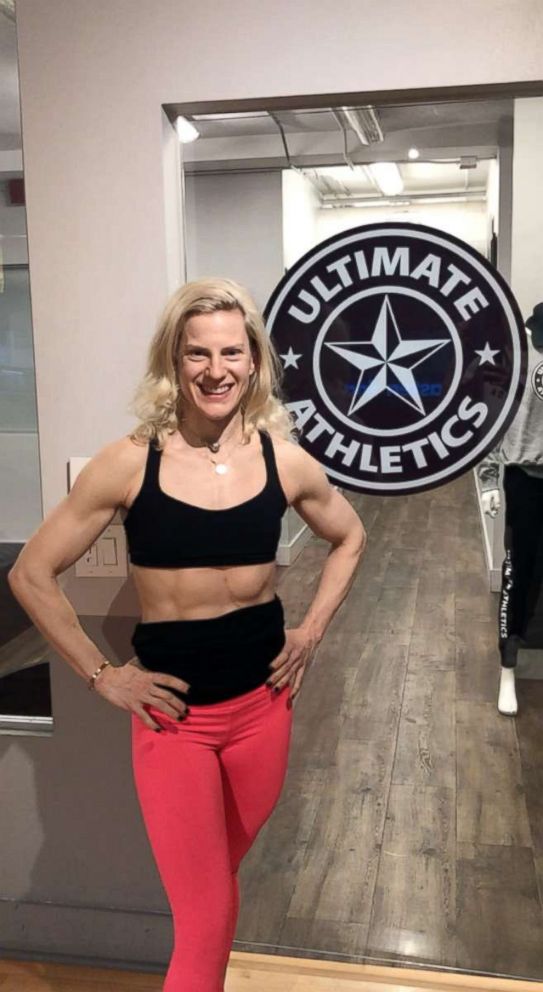 PHOTO: Paula Ryff poses at the Ultimate Athletic fitness studio she co-owns in Toronto.