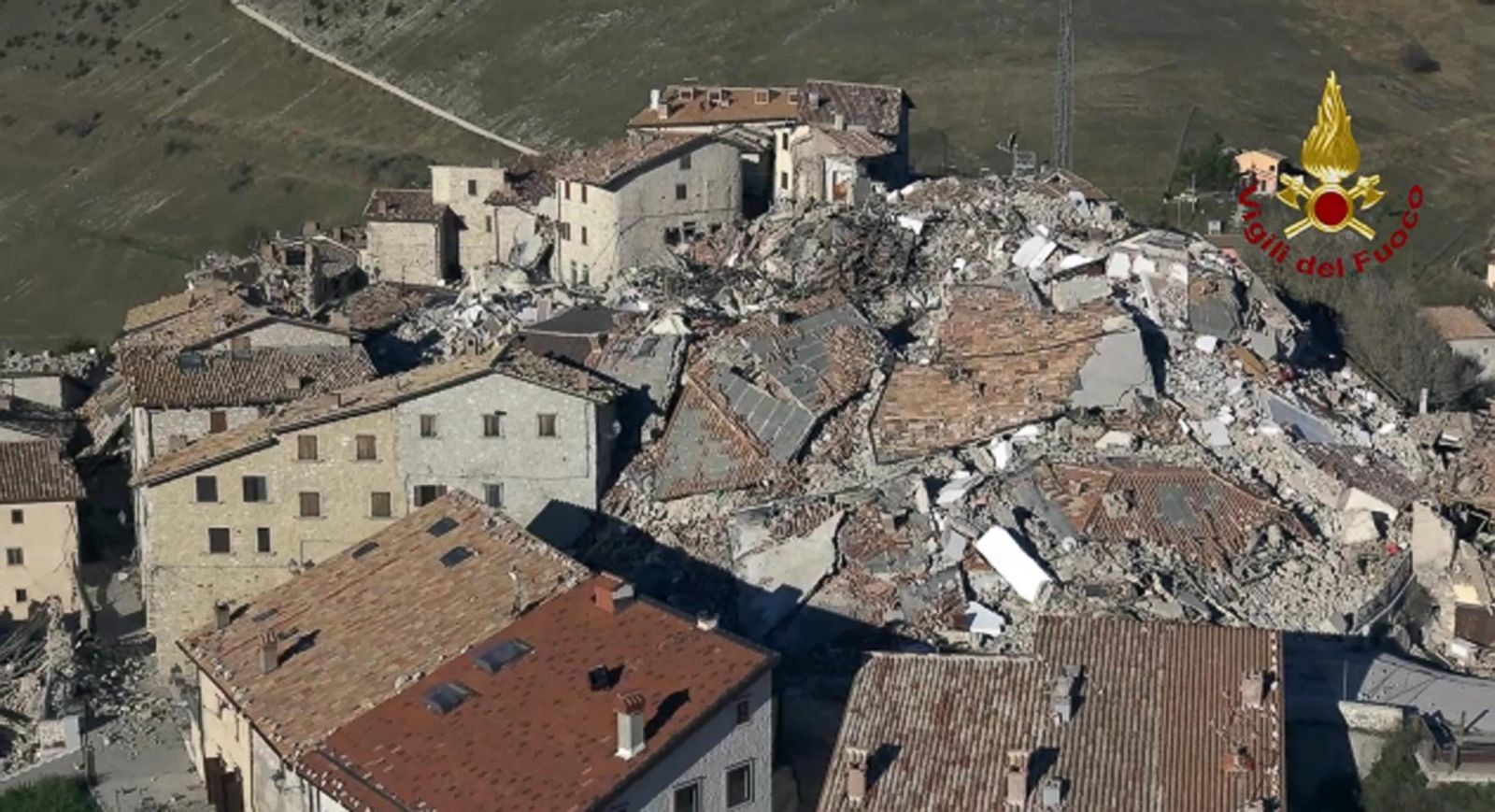 Earthquake Destroys Buildings In Norcia Italy Photos Image 11 ABC