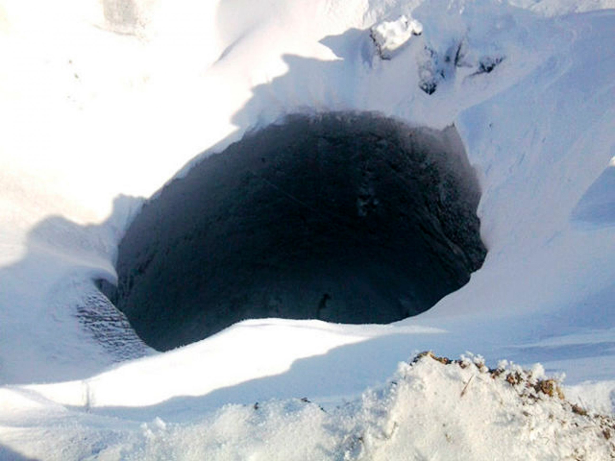 A New Sinkhole Discovered In Siberia Picture Incredible Sinkholes Around The World ABC News