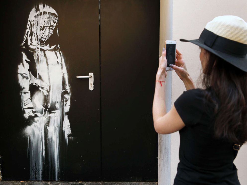 Banksy Shares Rare Footage Of Himself As He Creates Latest Artwork My XXX Hot Girl