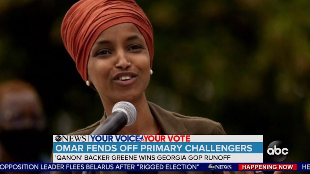 Rep Ilhan Omar Prevails In Contentious Minnesota Primary Race GMA