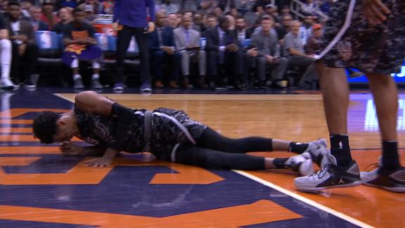 Sprained ankle sidelines Spurs point guard Dejounte Murray