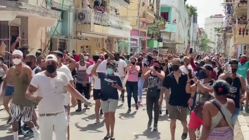 The Breakdown Cubans Take To Streets To Protest Amid Food Fuel