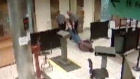 abc dragged protester jef 120323 wblog Airport Surveillance Apparently Shows Man Dragged Face Down by Police