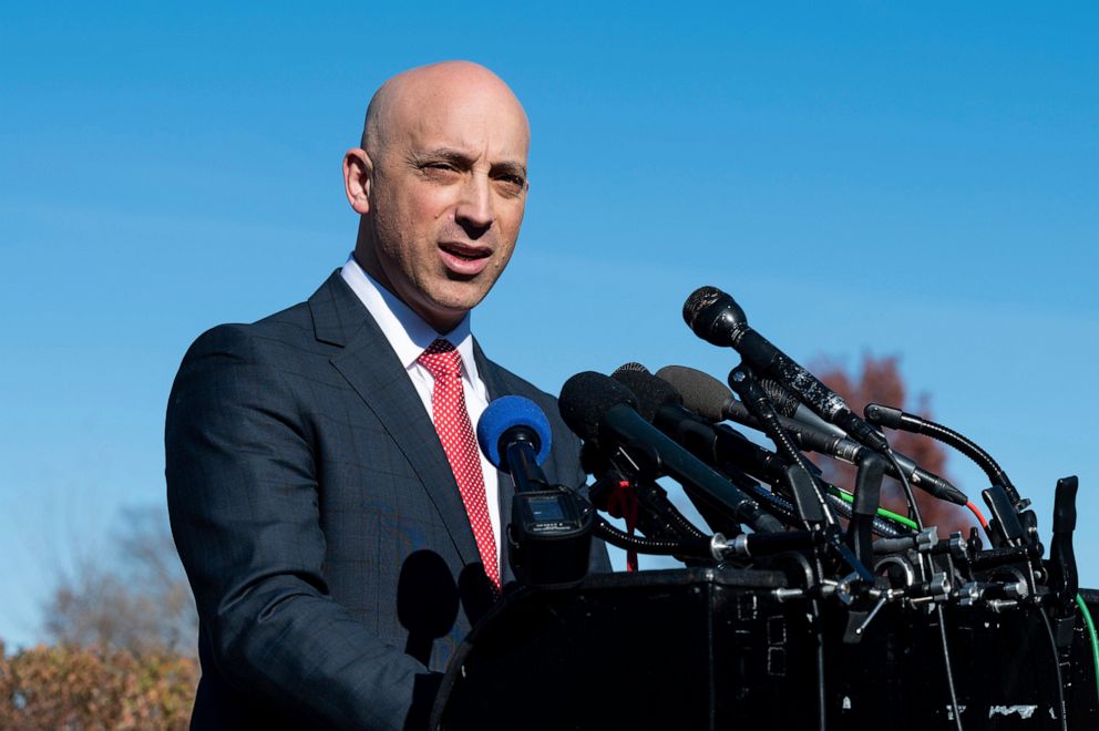 PHOTO: Jonathan Greenblatt, CEO and National Director Anti-Defamation League, speaks during a press conference in Washington, Dec. 14, 2021.