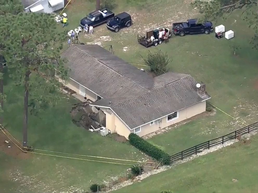 Sinkhole Swallows Part Of Florida Home ABC News
