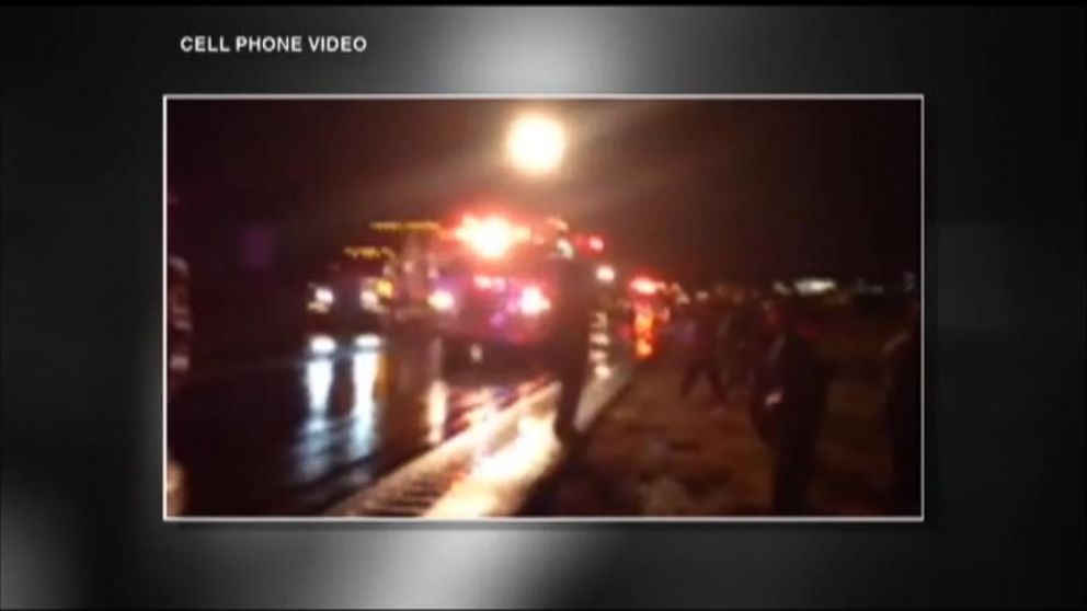 Passenger Captures Scene Of Overturned Bus On Camera Good Morning America