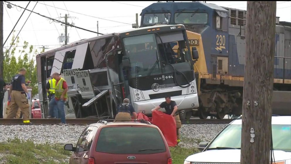 Cellphone Video Captures Train Slamming Into Truck Stuck On Track Video