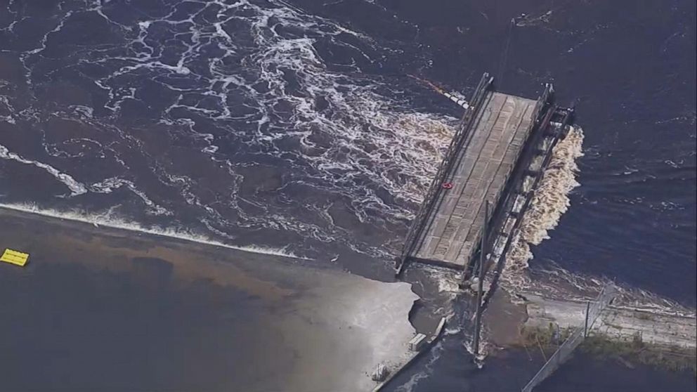 WATCH: Severe storms move east as flood emergencies rise in Carolinas