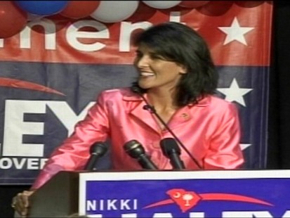 VIDEO of Nikki Haley accepting the GOP nomination for Governor of South Carolina