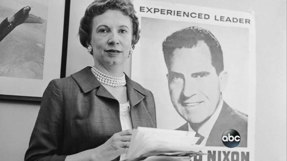 Nixon's secretary's unusual explanation for erased tape Video - ABC News