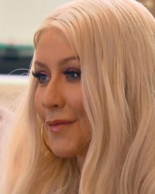 VIDEO: Christina Aguilera surprises family with performance of her song 'Beautiful'