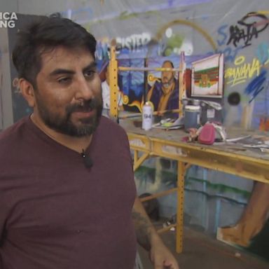 VIDEO: El Paso artist honors Chicano Mexican-American community through graffiti murals