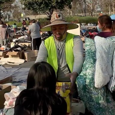 VIDEO: How a random act of kindness sparked a huge relief effort for California fire victims