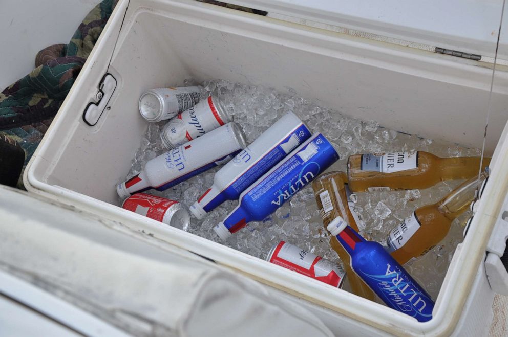 PHOTO: The cooler collected from the boat on Feb. 23, 2019.