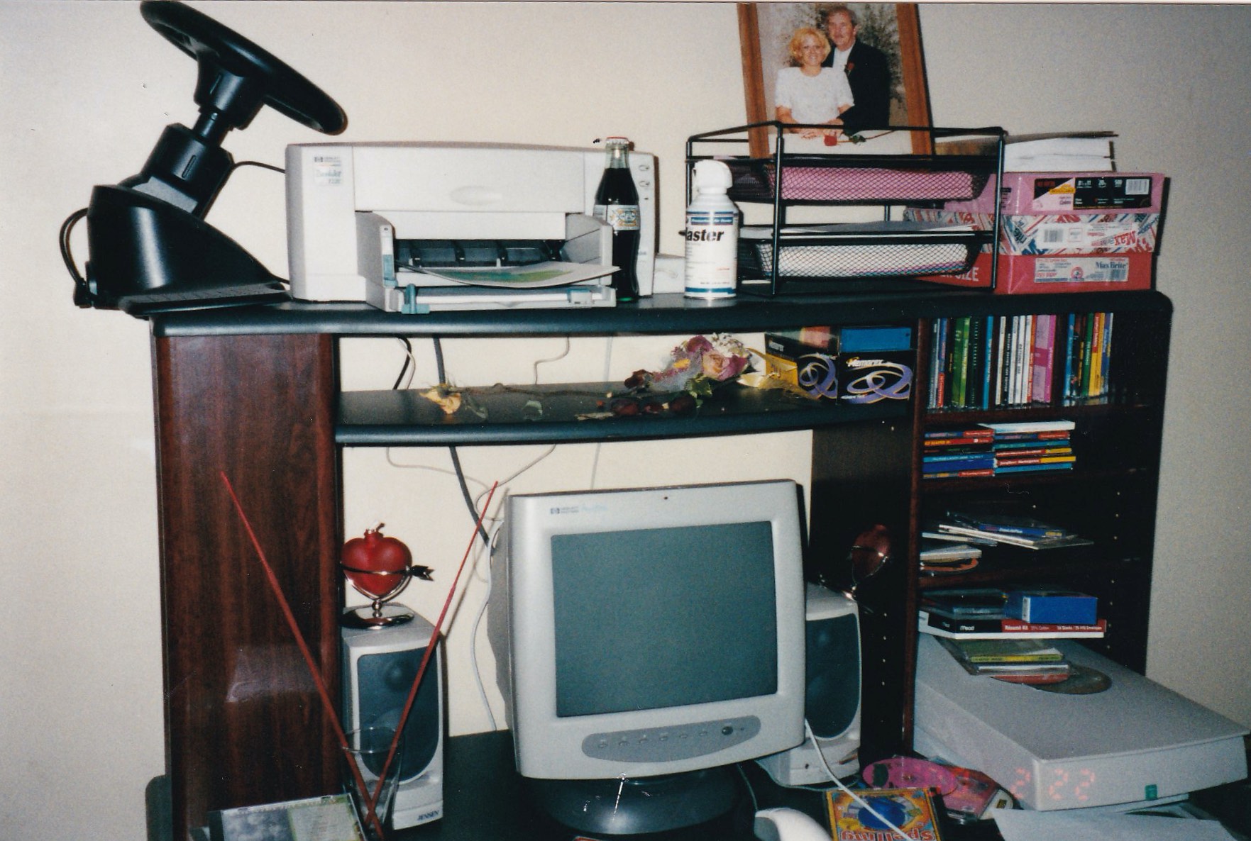 PHOTO: Evidence photo of Sharee Miller's computer set-up in Flint, Michigan.