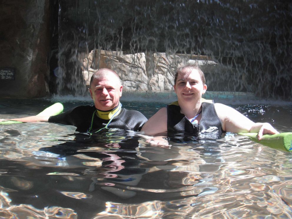 PHOTO: James Addie pictured with Molly Watson in Mexico.