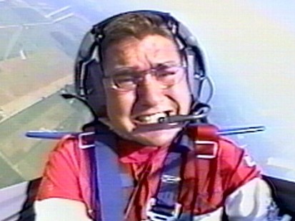 VIDEO: Raw video of Schrenker rolling his plane 33 times at a 1999 air show.