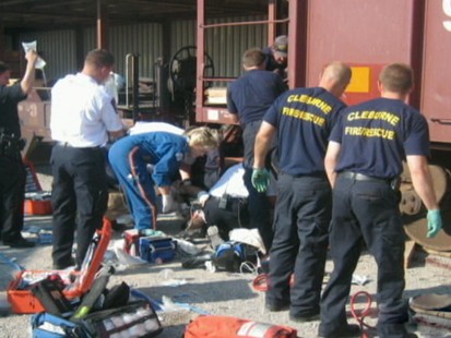 train injury