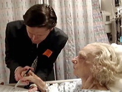 VIDEO: Elder Abuse? Ailing Woman Signs New Will