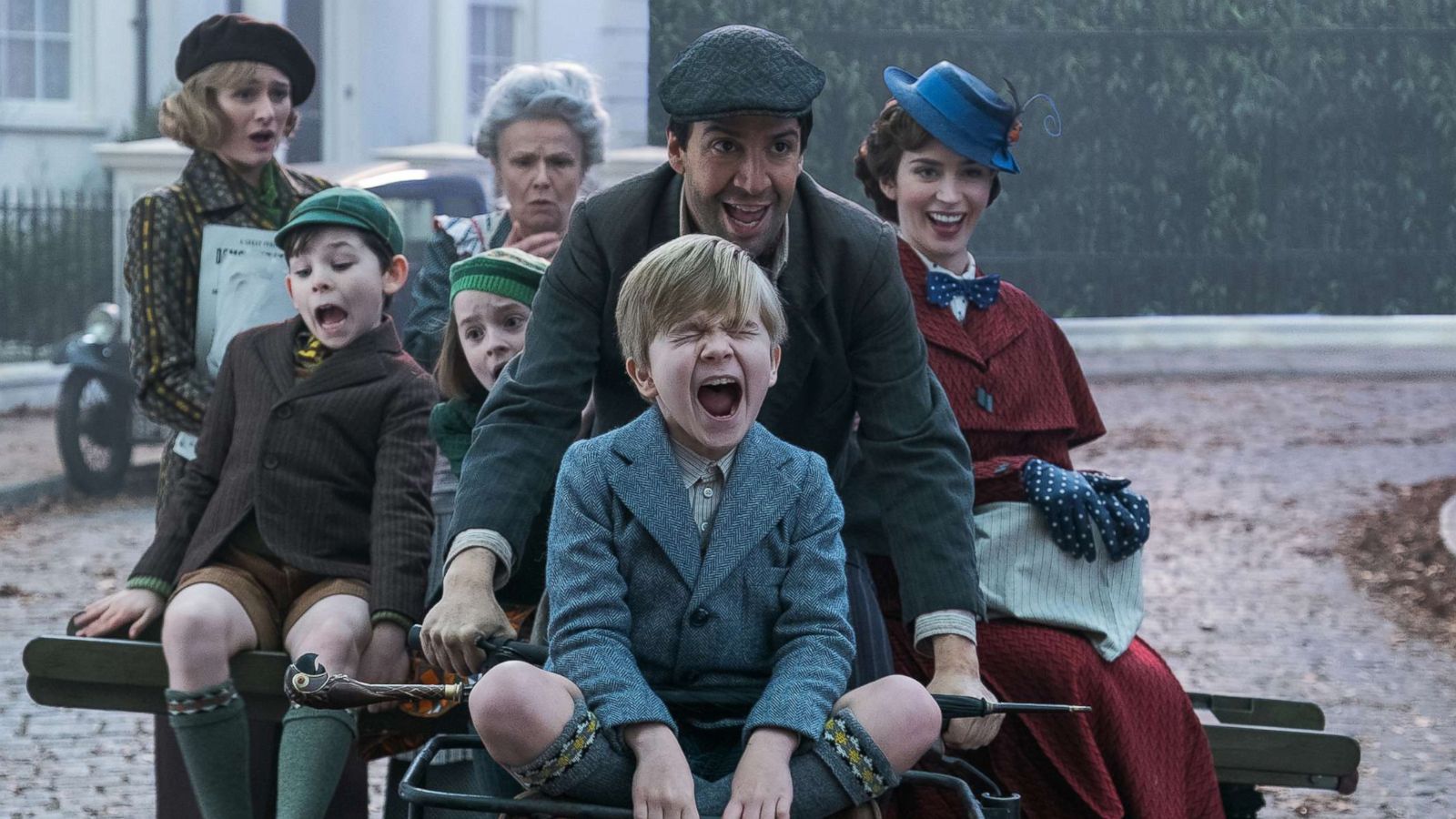 PHOTO: Lin-Manuel Miranda and Emily Blunt star in the 2018 film, "Mary Poppins Returns."