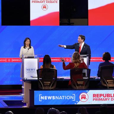 How much attention voters paid to Haley and DeSantis in the debate, according to data