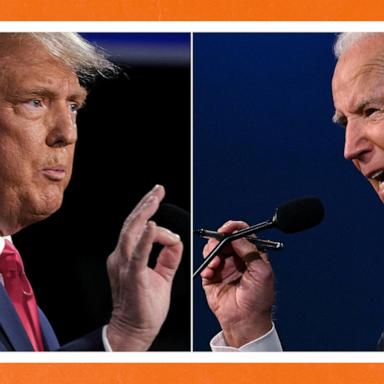 President Biden and former President Donald Trump will go head-to-head on Thursday. 