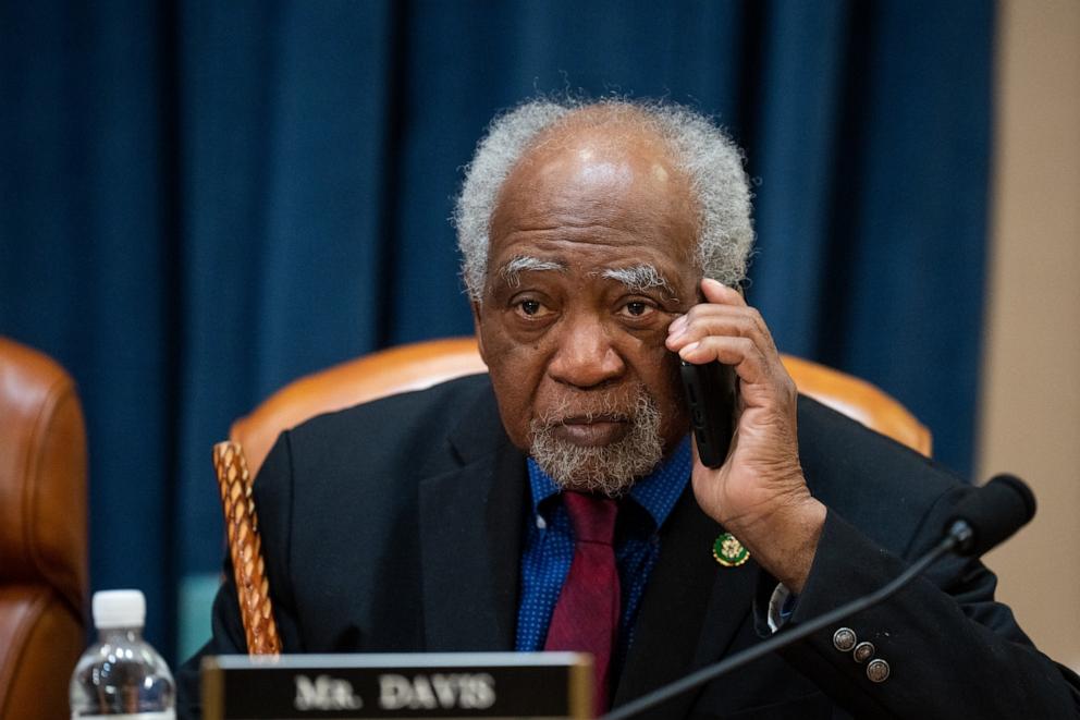PHOTO: Rep. Danny Davis participates in the House Ways and Means Committee "Hearing with the IRS Whistleblowers: Hunter Biden Investigation Obstruction in Their Own Words" Dec. 5, 2023. 