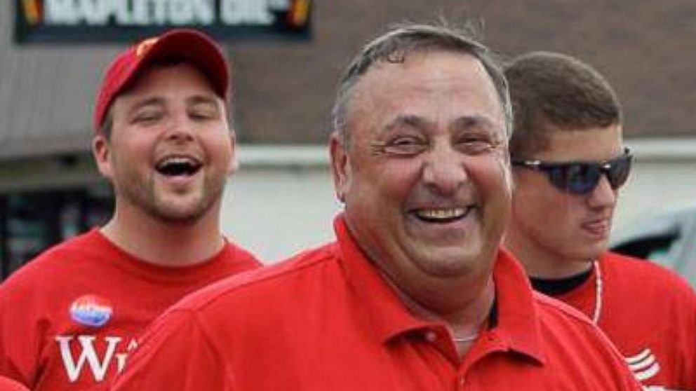 Maine Gov. Paul LePage (R) pictured at the Potato Blossom Festival parade in Aroostook County, July 2013.