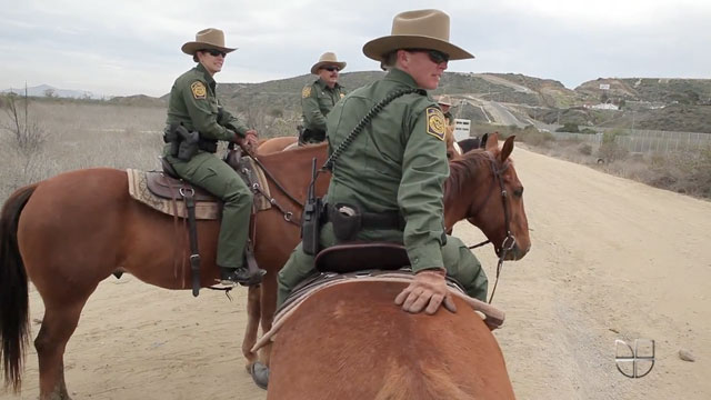 Border Patrol Using Horses To Secure The Border Abc News