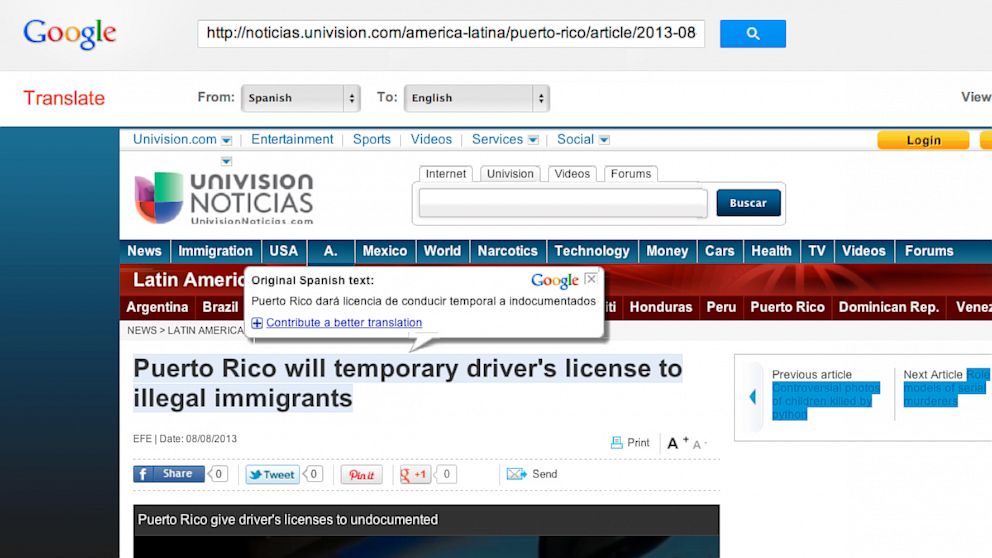 Google Has No Plans to Update Failed Translation of ‘Undocumented’  