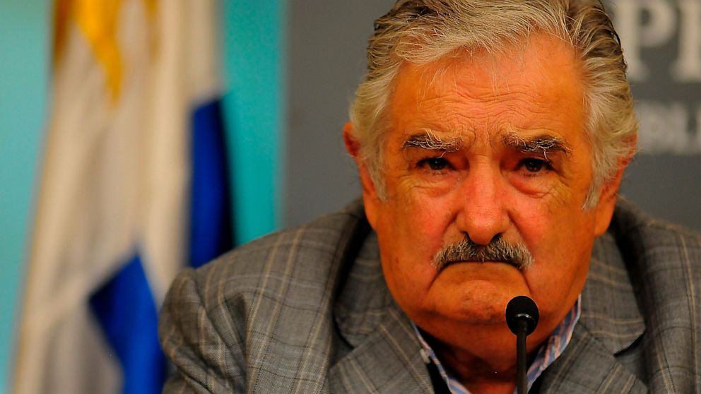 The president Jose Mujica of Uruguay.
