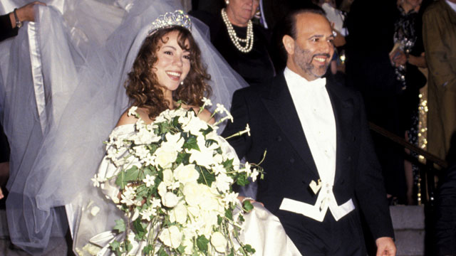 Image result for Mariah Carey and Tommy Mottola wedding