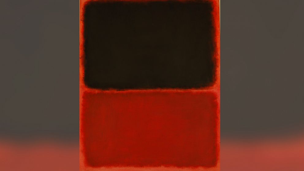 PHOTO: Authorities said this is work, purportedly by Mark Rothko, is actually a fake, used in an art fraud ring.