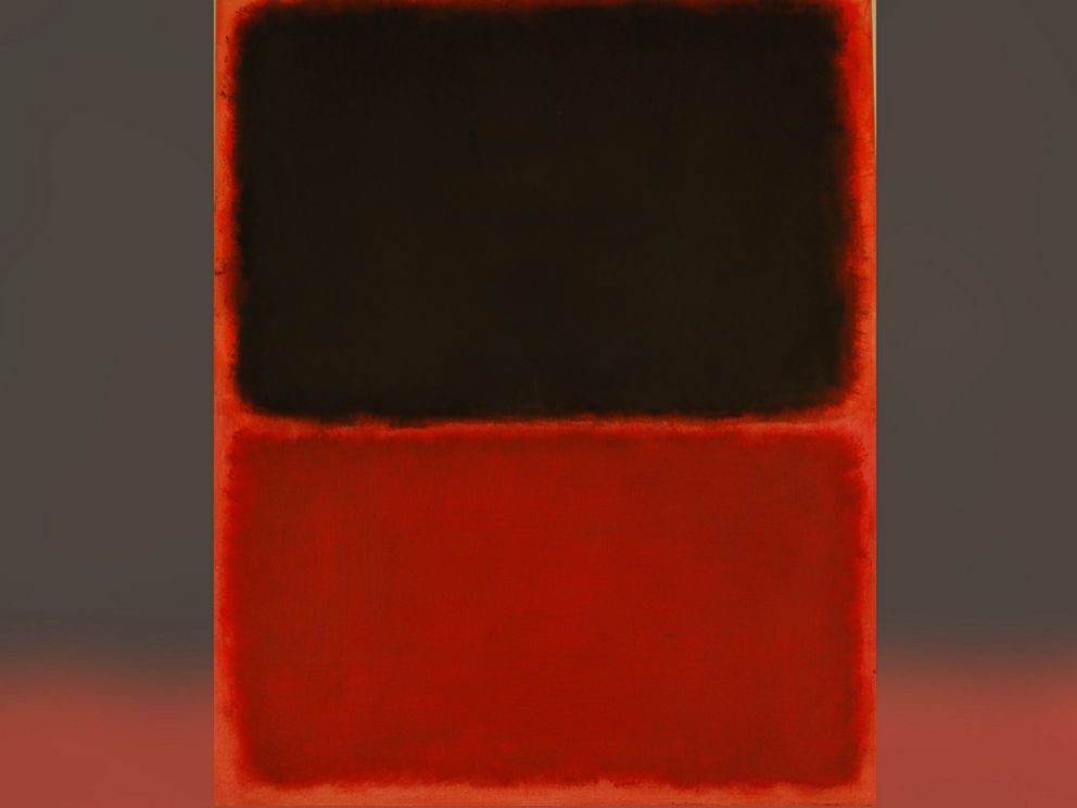 PHOTO: Authorities said this is work, purportedly by Mark Rothko, is actually a fake, used in an art fraud ring.