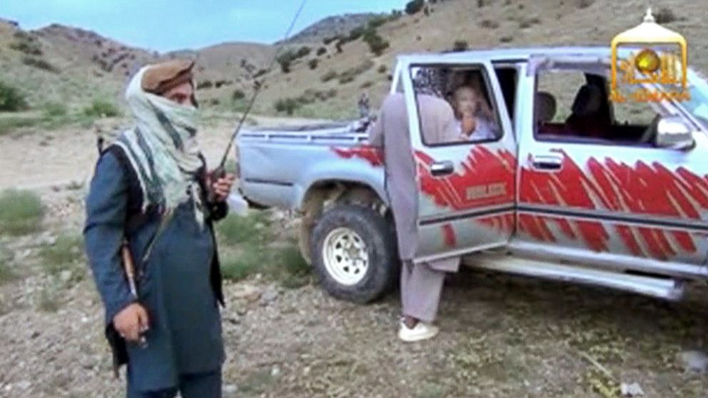 PHOTO: Sgt. Bowe Bergdahl sits in a vehicle guarded by the Taliban in eastern Afghanistan, in this image taken from video obtained from Voice Of Jihad Website, which has been authenticated based on its contents and other AP reporting.
