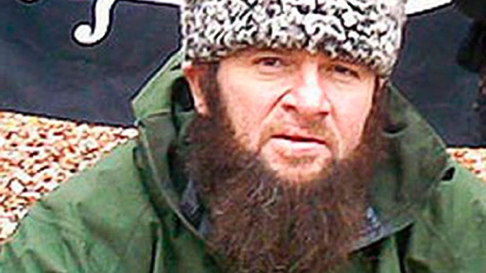 An undated photo of a man identified as Chechen separatist leader Doku Umarov posted on the Kavkazcenter.com site, taken in Moscow, Dec. 2, 2009.