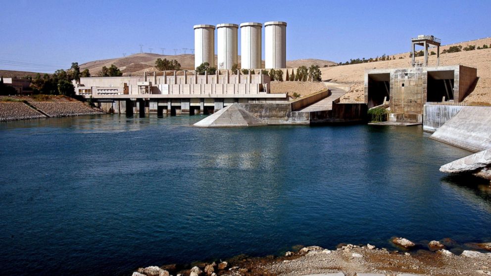 A general view of the Mosul Dam in Mosul, 360 kilometers (225 miles) northwest of Baghdad, Iraq, Oct. 31, 2007.