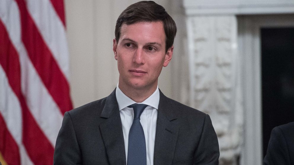 PHOTO: Jared Kushner, son-in-law and senior adviser of President Donald Trump, listens to a speaker during an American Technology Council roundtable at the White House, on June 19, 2017, in Washington.