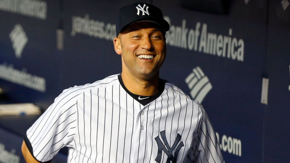 In this file photo, Derek Jeter looks on before a game against the Tampa Bay Rays at Yankee Stadium on Sept. 25, 2013 in the Bronx, New York City.