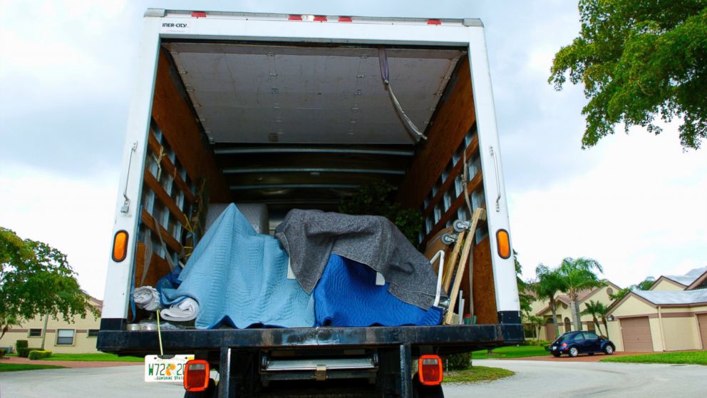 PHOTO: A truck on moving day.