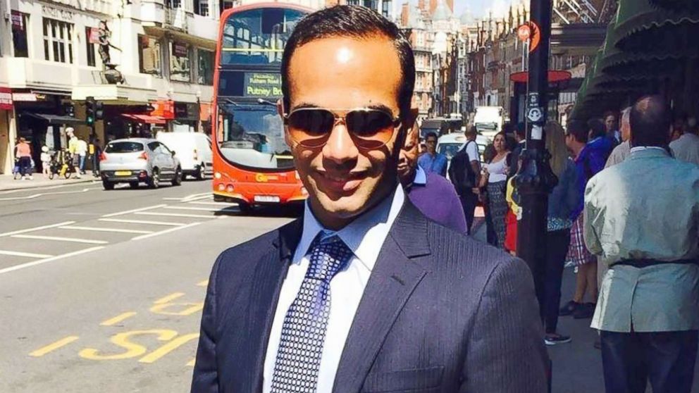 This undated image posted on his Linkedin profile shows George Papadopoulos posing on a street of London.