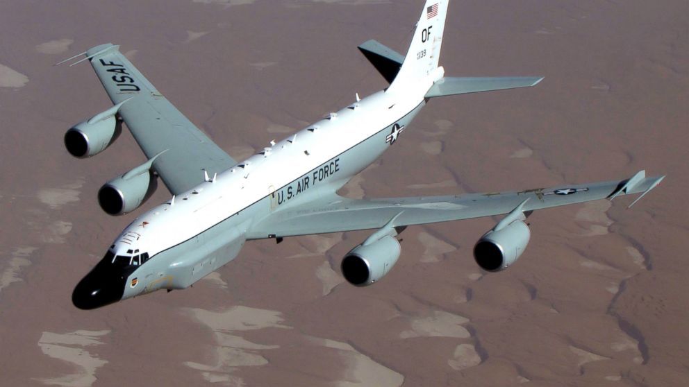 The RC-135V/W Rivet Joint reconnaissance aircraft supports theater and national level consumers with near real time on-scene intelligence collection, analysis and dissemination capabilities.