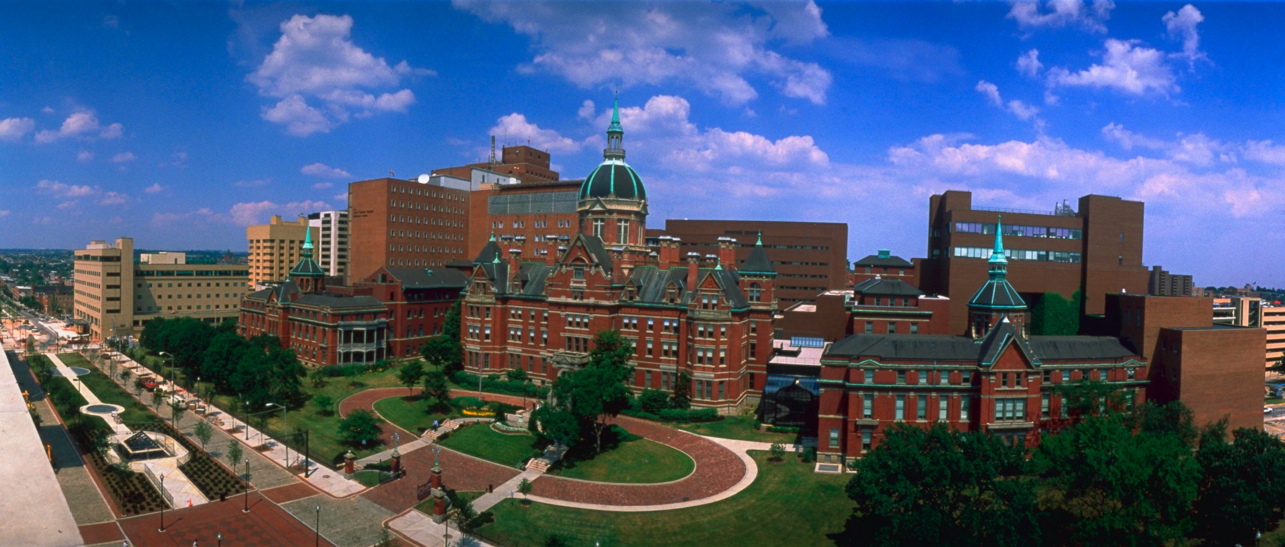 PHOTO: Panoramic view of the Johns Hopkins Hospital Campus in Baltimore.
