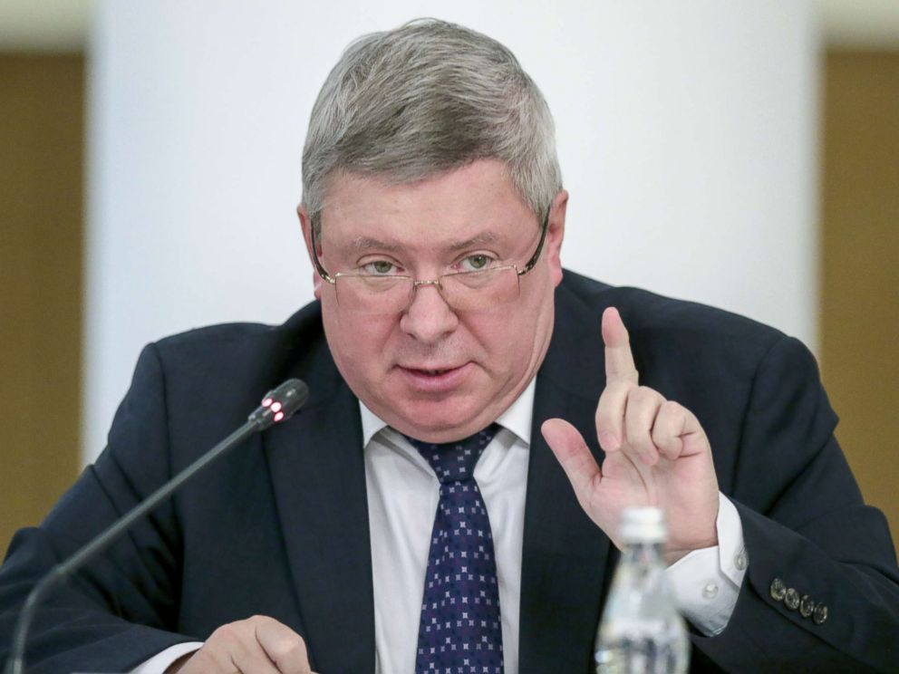 PHOTO: Deputy Governor of the Bank of Russia, Alexander Torshin, addresses a meeting in Moscow, Sept. 14, 2016.