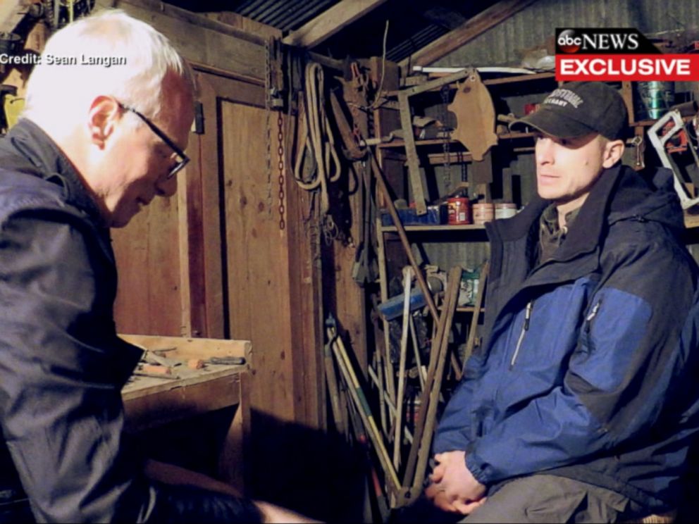 PHOTO: In his first on-camera interview, Bowe Bergdahl spoke with British filmmaker Sean Langan, who was also taken captive by the same Taliban group.