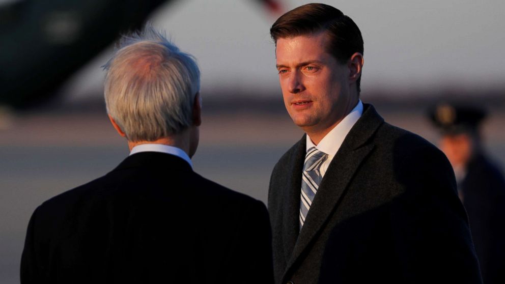 White House Staff Secretary Rob Porter at Joint Base Andrews, Maryland, Feb. 5, 2018. 
