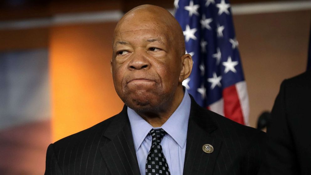 PHOTO: House Oversight and Government Reform Committee ranking member Rep. Elijah Cummings speaks during a news conference at the U.S. Capitol, May 17, 2017, in Washington.